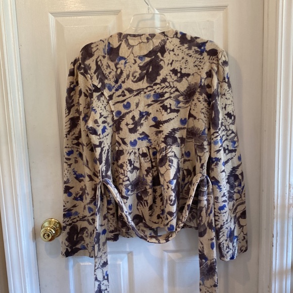 Tabitha L wool floral print sweater - Picture 6 of 7